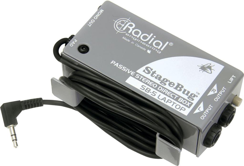 RADIAL StageBug Sidewinder DI Box for SB-5 PC/Tablet