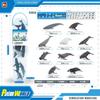 Simulation Antarctic Arctic Penguin Whale Model Mini Polar World Animal Set Static Model Ornament Barrel