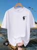 Unisexs HorseUnisex Archer Silhouette Print T Shirt Summer Quick Dry Breathable White Short Sleeve Tee Vintage Warrior Graphic