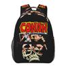 Film Conan Der Barbar Rucksäcke Jungen Mädchen Schultasche Schüler Schultaschen Cartoon Kinder Rucksack Umhängetasche Große Kapazität