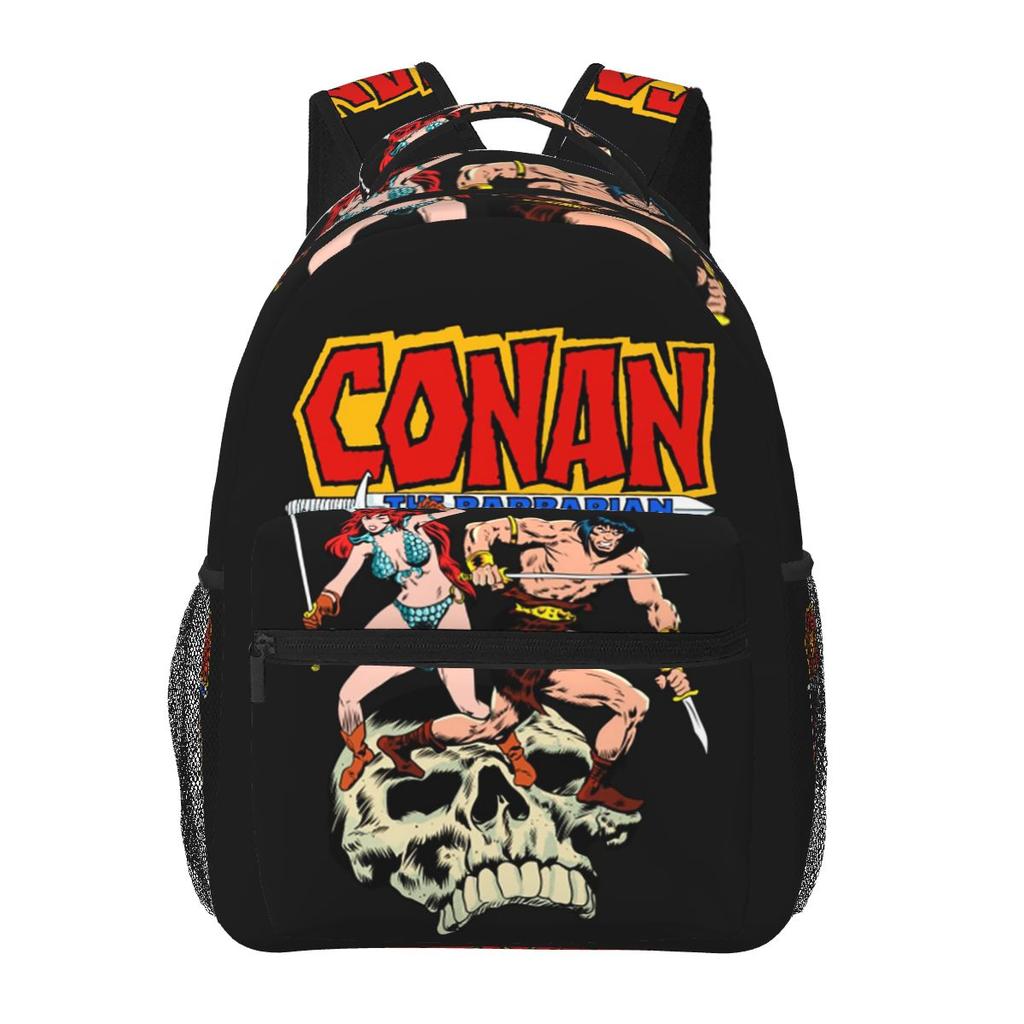 Film Conan Der Barbar Rucksäcke Jungen Mädchen Schultasche Schüler Schultaschen Cartoon Kinder Rucksack Umhängetasche Große Kapazität