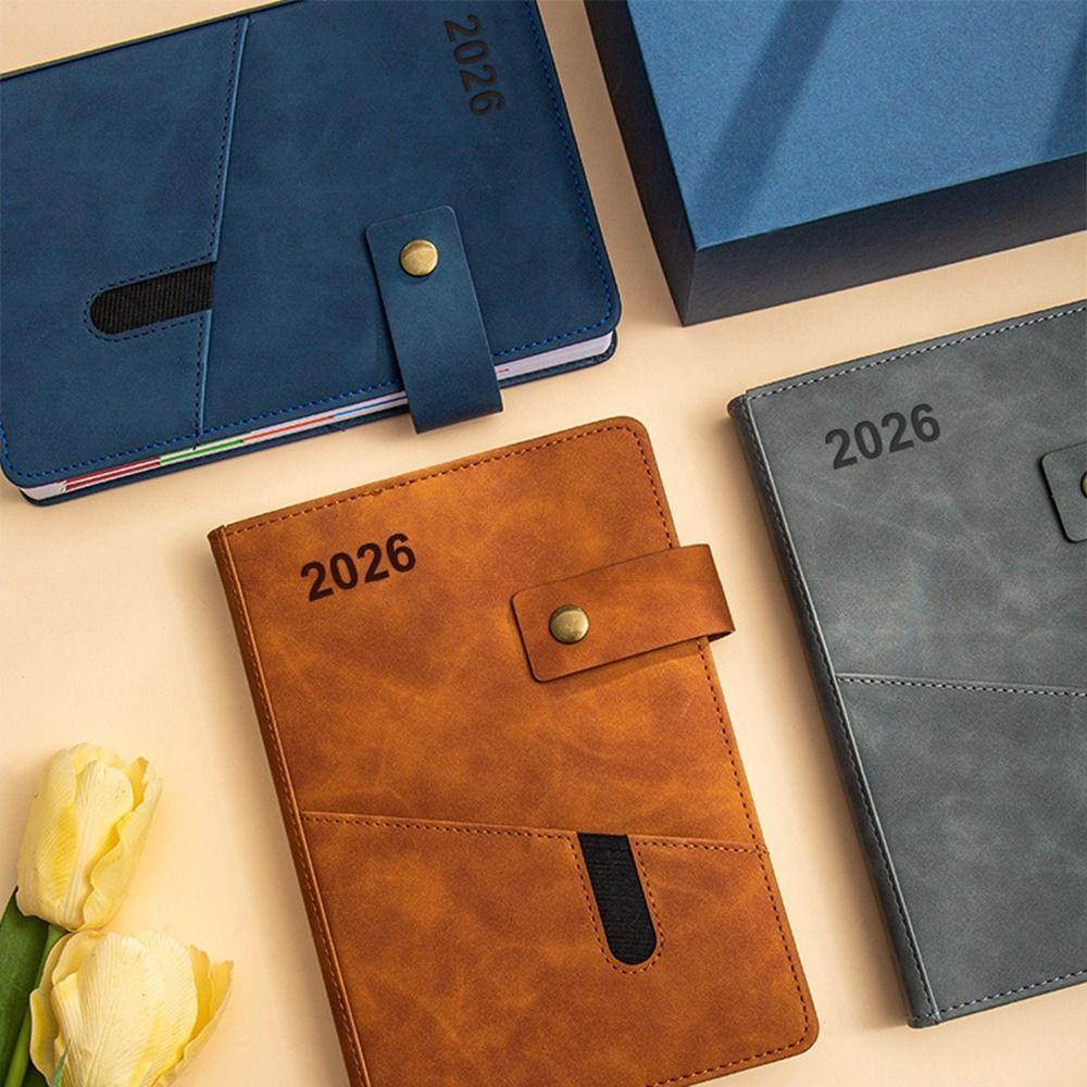 12 Months 2026 Schedule Planner Notepad English 365 Days Efficiency Notebook Student