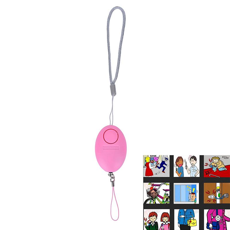 Personal Anti-Attack Security Loud Alarm Emergency Siren Keychain