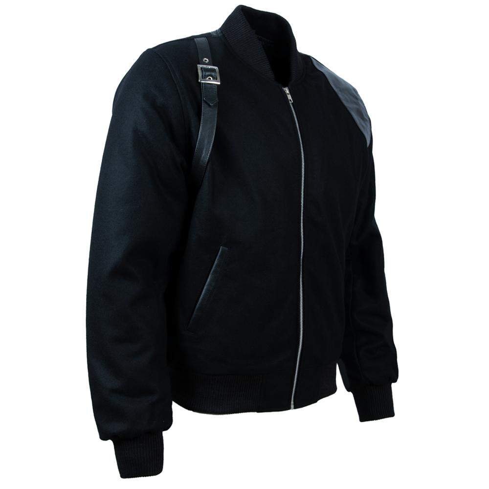 AVIATRIX Men's Bomber Jacket (DM6J) - Black