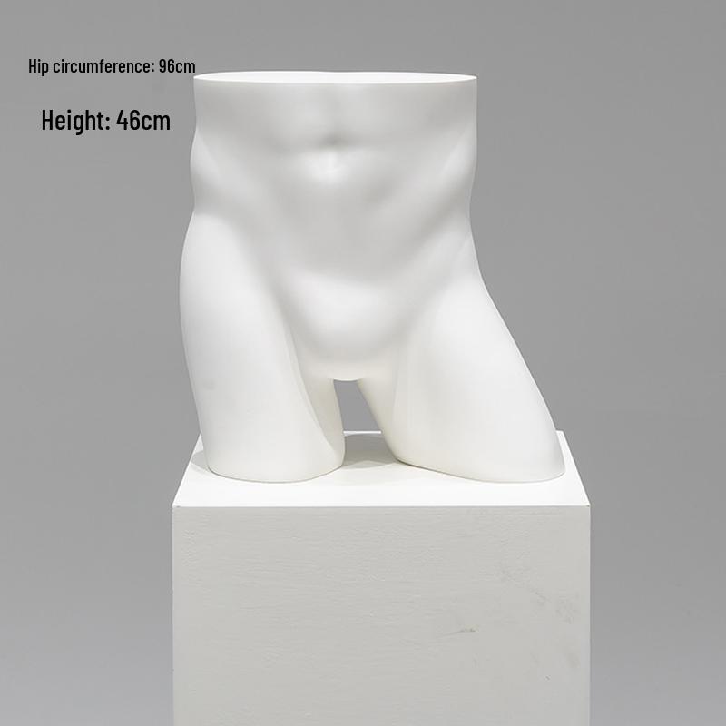 Unisex Half-Body Plastic Mannequin for Underwear Display