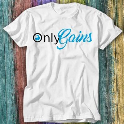 Only Gains GYM No Pain No Gain T Shirt Top Tee 477