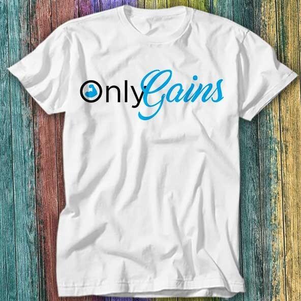

Only Gains GYM No Pain No Gain T Shirt Top Tee 477 3XL