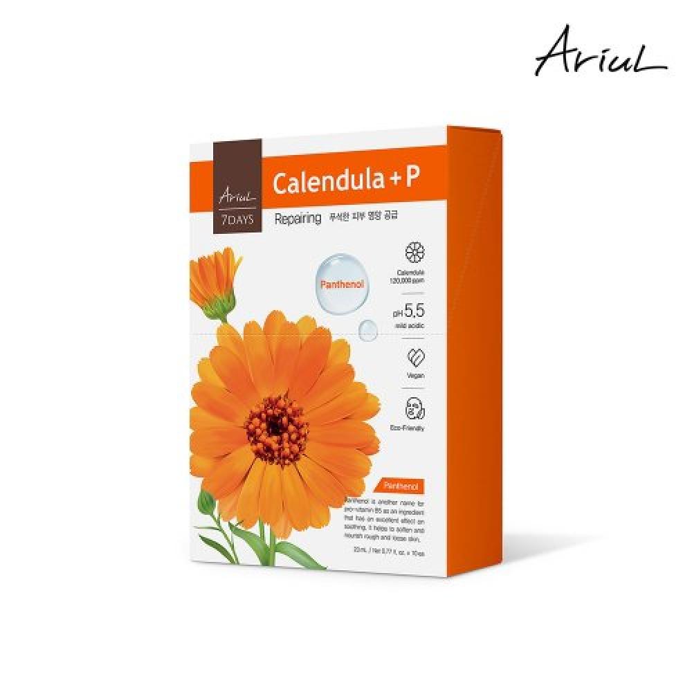 Ariul 7 Days Mask Calendula P 10 Sheets (ARSD137) J Calendula Mask Pack 10 sheets