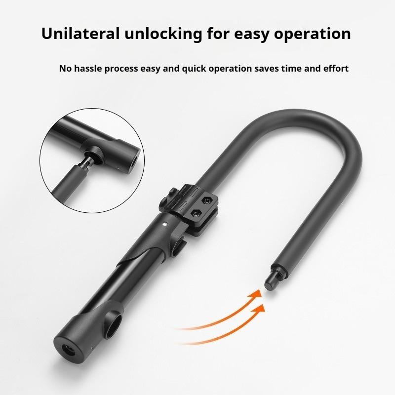 Portable Bicycle U-Lock Anti-theft Lock Anti-Hydraulic Shear MTB Riding Gear Bike Lock