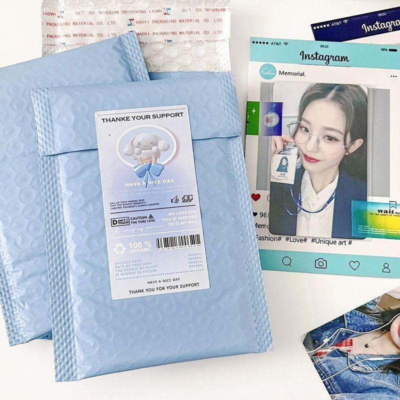 1Pc Pink Purple Blue Bubble Mailers Padded Envelopes Self Seal Padded Envelopes Gift Bags Black Packaging Envelope Wholesale