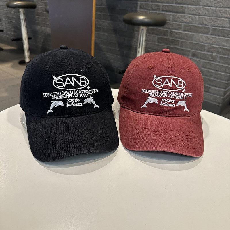 Men Women Baseball Cap Spring Summer Snapback Hats Dolphin Letter Embroidery Hip-Hop Cap Adult Sport Sunhat Casual Visor Dad Hat