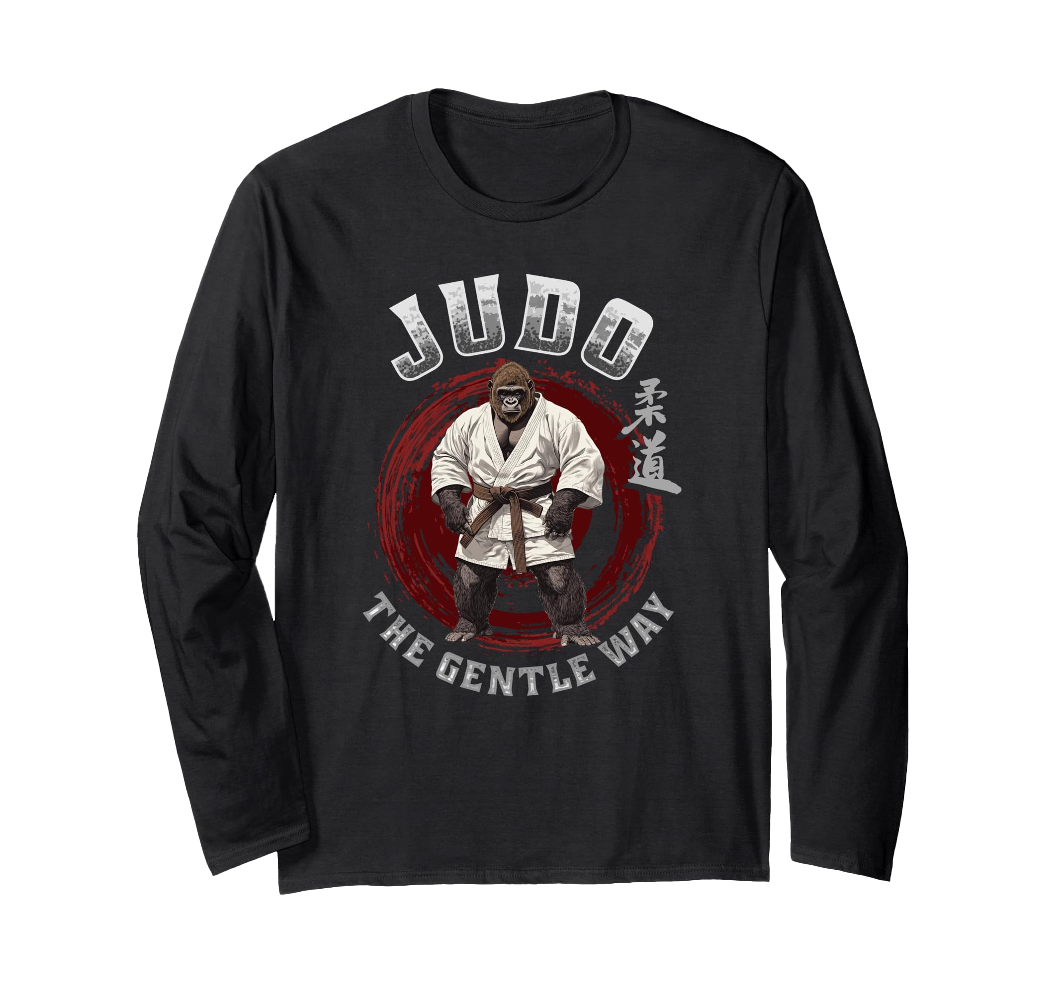 

Gorilla Japan Long Sleeve Judo-Judoka T-Shirt чорний