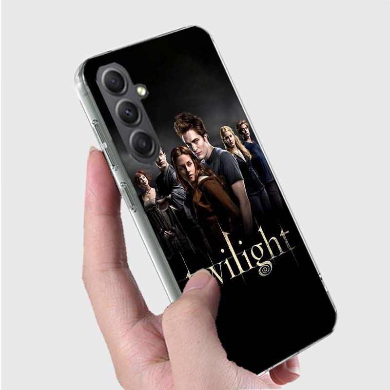 

Team Edward Jacob Twilight Phone Case for Samsung A16 A26 A36 A56 A17 A37 A57 A07 A06 A02S A03 A04S A05S Galaxy Note 20 10 A50S Samsung A57 5G