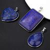 Unique Blue Lapis Lazuli Gemstones Necklace Pendant Comfortable Daily Wear Accessory Jewelry Making Accessories Multicolor