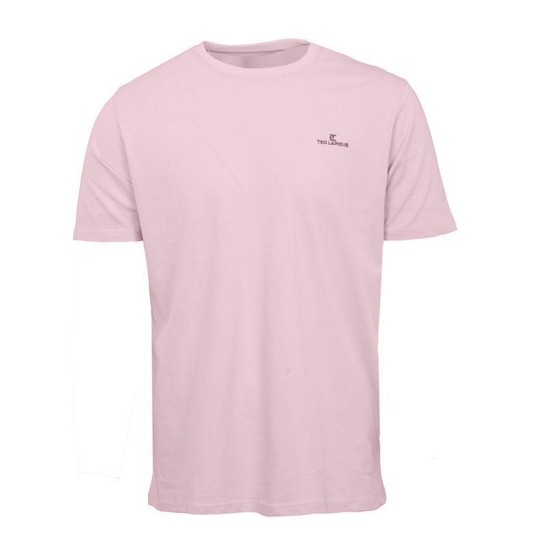 Plain Round Neck T-shirt Luidji Cotton Men TED LAPIDUS