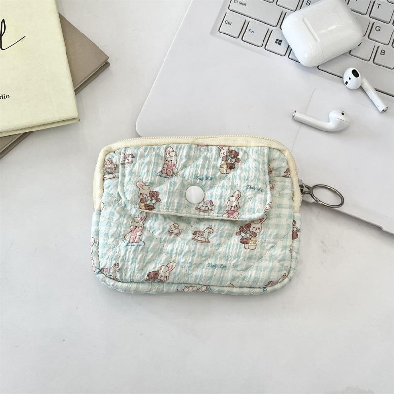 4 Flip card bag Multifunctional ID bag Card bag Change bag Female storage bag Mini female