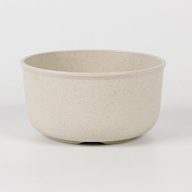 1Pc Solid Color Wheat Straw Food Bowl Lightweight Fruit Vegetable Dessert Rice Bowl Household Dining Tableware Kitchen Gadgets