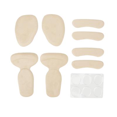 Set di Pastiglie Gel per Tallone 2 in 1 Adesive Albicocca Felpate Talloni Antiscivolo per Uomini Donne Piede