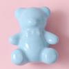 1pc Cute Teddy Bear Handle Cartoon Wardrobe Door Cupboard Furniture Drawer Cartoon Single Hole Handle for Children's Room