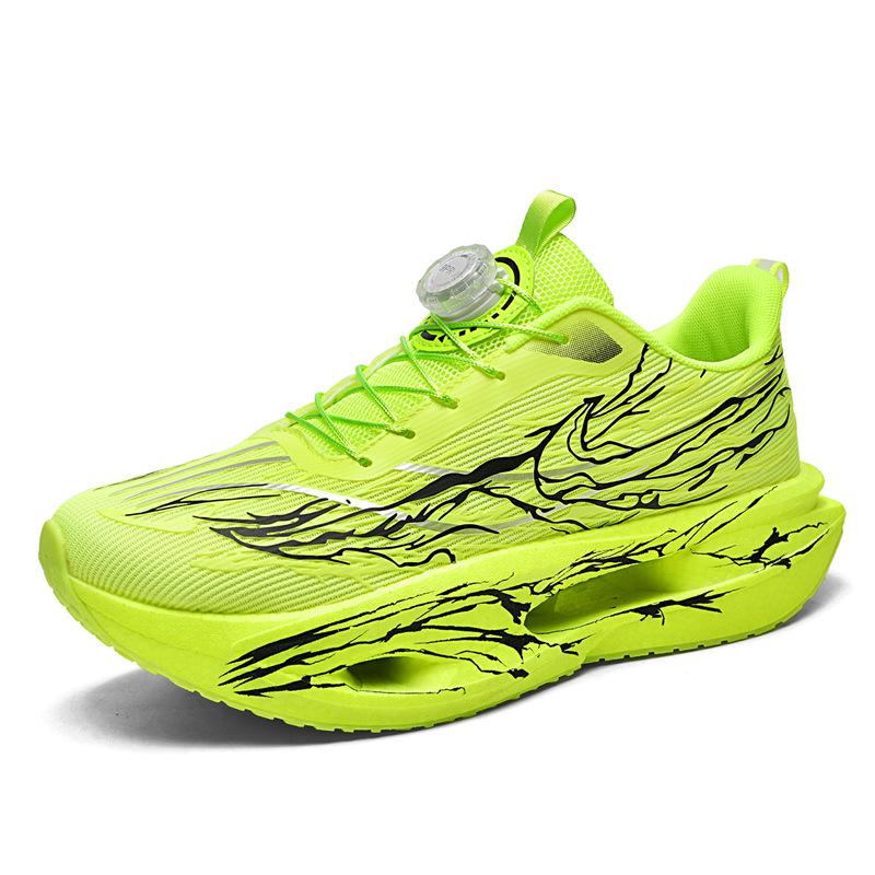 Běžecké boty Racing 9Pro Double Mesh Carbon Plate 2025 pro střední/velké děti a teenagery - Podzimní/zimní sportovní tenisky s tlumením nárazů pro chlapce.