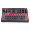 Voice Changer Sound Board LED Display Noise Reduction Bluetooth Dual Channel Live Sound Card for Recording