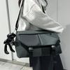 Nylon Crossbody Shoulder Bag Multi-pocket Large Capacity Bag Waterproof Messenger Bag  Cycling Use