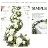 Multicolor Artificial Rose Flower Vine DIY Flower Arch Decor Wall Hanging Garland  Party Supplies