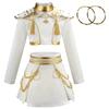 Girls Halloween Carnival Idol Roleplay Suit KPop Singer Zoe Cosplay Costume Wig Prop Set Kids Birthday Party Anime Clothing