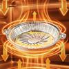 Round Foil Baking Pans with Double Handles Air Fryer Liners Pizza Base Liners  Air Fryer Cooking