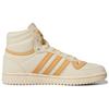 Adidas Originals Top Ten Rb Casual Durable Non-Slip High-Top Skate Shoes Women Sneakers Beige Orange GX0822
