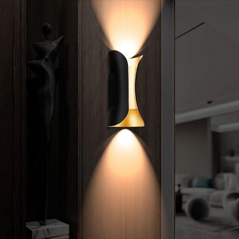 Modern Creative LED Wall Lamp Wireless 10W Wall Sconce Lamp IP65 Waterproof Up Down Light Outdoor Wall Light Garden Lighting