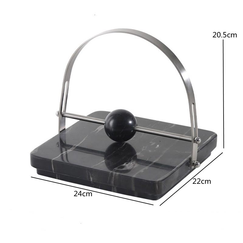 Modern Luxury Metal Tissue Holder, Dining Table Center Napkin Holder, Hotel Clubhouse, Imitation Marble Paperweight Decoration