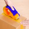 2-Piece Heavy-Duty Manual Ergonomic Handheld Packaging Tape Dispenser Office Supply