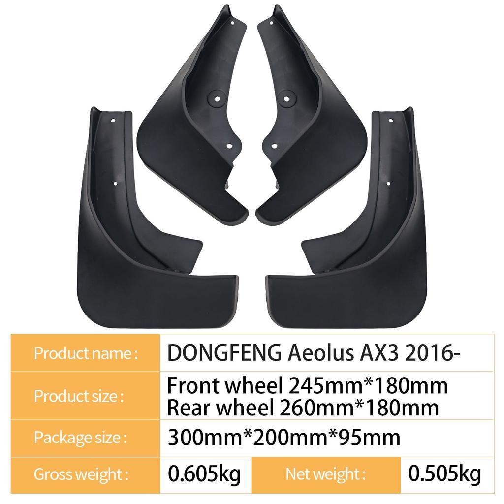 Mudguard for Dongfeng Fengshen Aeolus AX3 2016 - Automotive Tire Protection