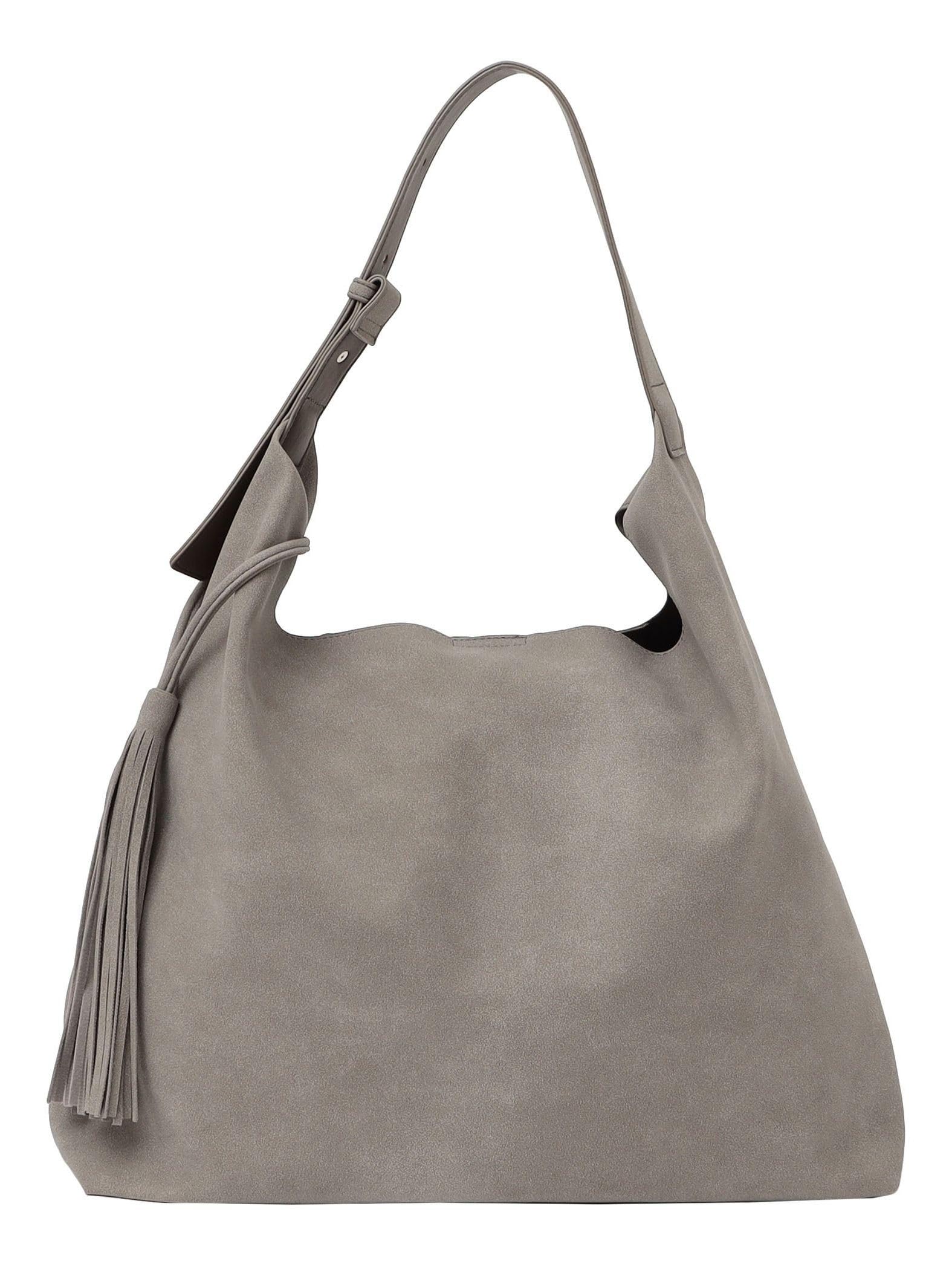 Ships Any A4 Tassel One-Shoulder Bag 720060002, Gray, One Size