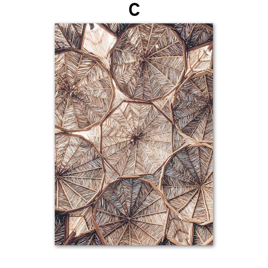 Coastal Flower Chalet Hat Girl Abstract Nordic Posters And Prints Wall Art Canvas Painting Wall Pictures For Living Room Decor