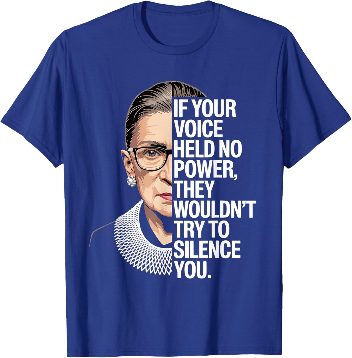 If Your Voice Held No Power They Wouldnt Try Silence RGB Unisex T-Shirt M