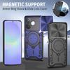 For OPPO A5 Pro 5G Case Slide Lens Protector With Ring Magnetic Holder Back Cover for Oppo Oppo A5Pro 5G Armor Silicone PC Funda