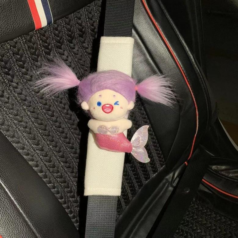 Pluszowa lalka z serii Syrenka z wypełnieniem z bawełny PP, idealna na prezent i do pokoju zabaw dla dzieci