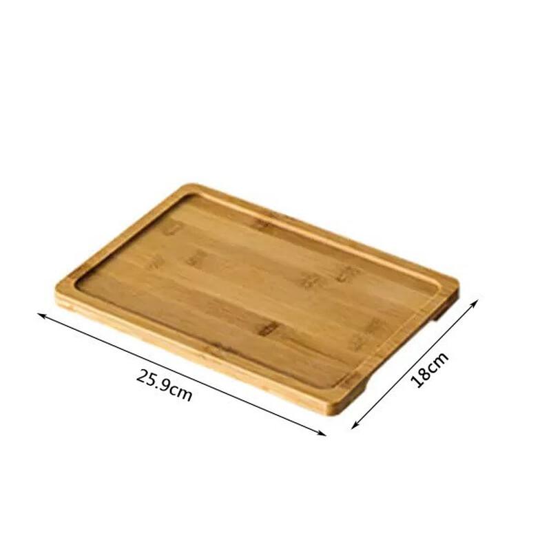 LISM Bamboo Tray with Condiment Jars