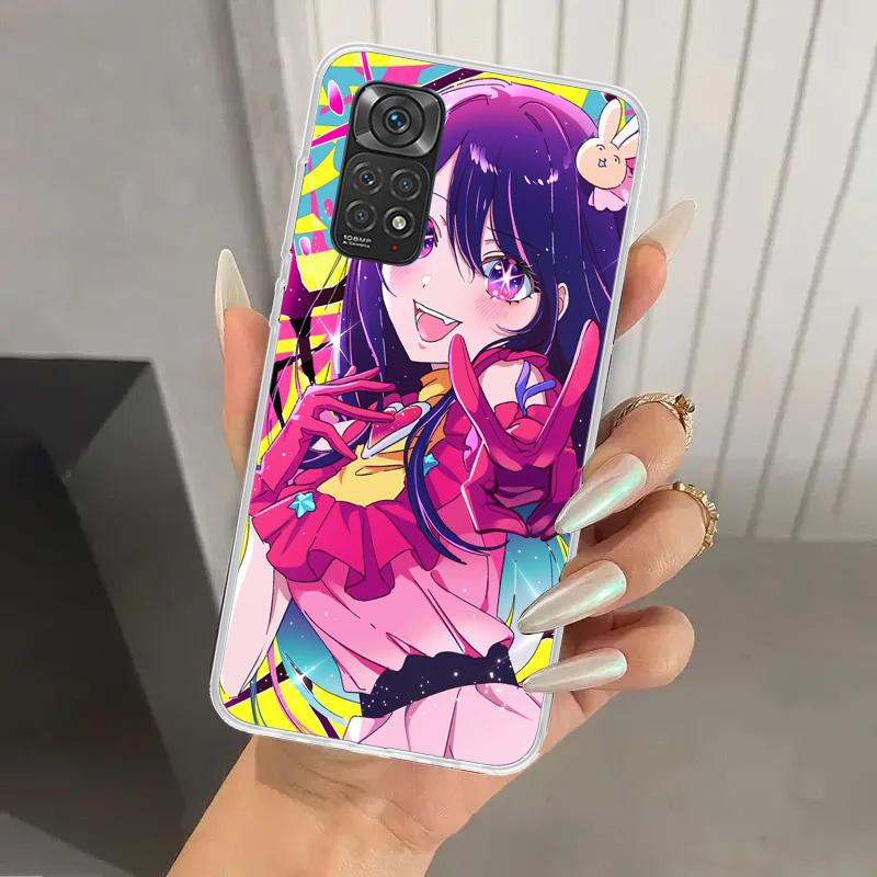 Japan Anime Oshi No Ko Phone Case for Xiaomi Redmi Note 15 14 14S 13 12S 12 Pro 11S 11 Plus 11T 11E 10S Soft Funda Print Shell R