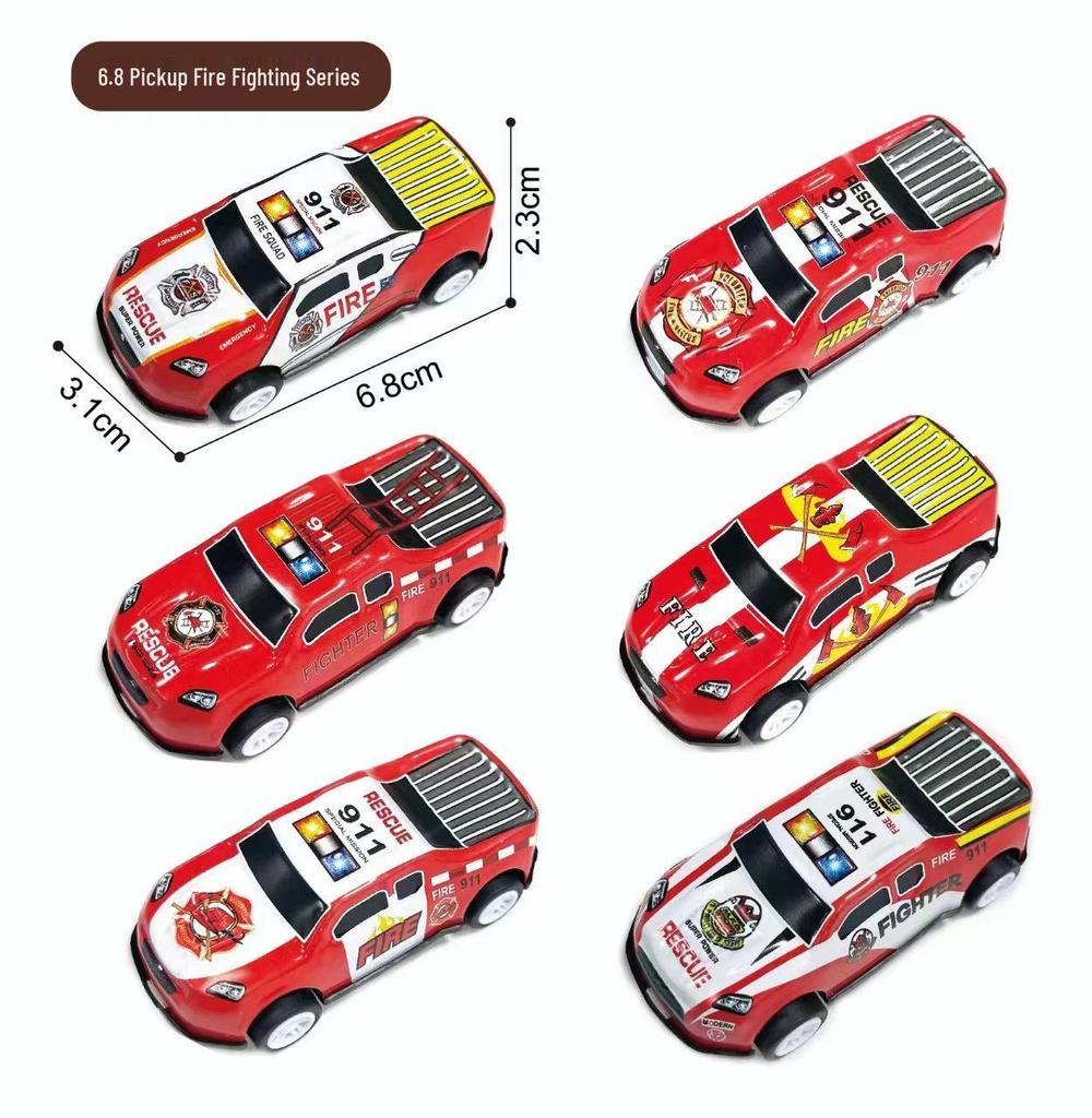 Children's Alloy Pull-Back Tin Car Model Toys