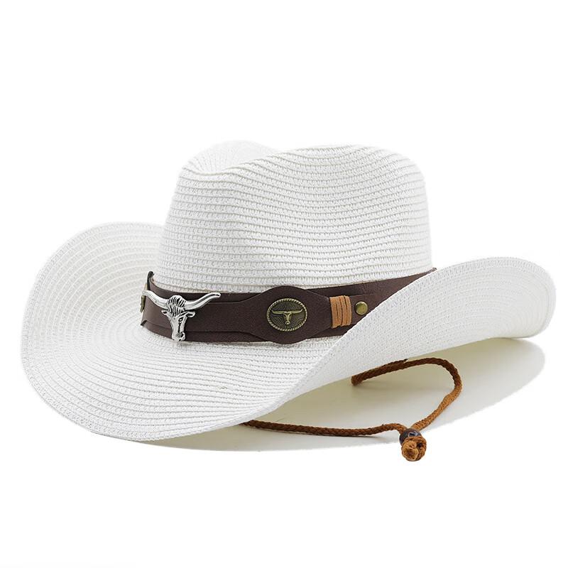 

Женская соломенная шляпа в стиле вестерн, ковбойская, для защиты от солнца