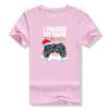 Christmas I Paused My Game To Be Here Funny Sarcastic TShirt Gifts Gamer Graphic Tee Tops Gaming Lover Aesthetic Xmas Costume