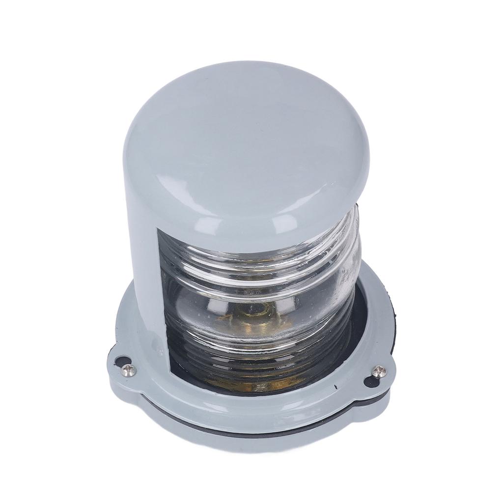 Navigation Light White Waterproof Marine Boat Stern Lamp 225 Degree Signal Mast Light for 12m Boat 24V