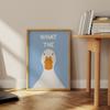 What the Duck Print Art Picture Funny Cute Animal Canvas Posters Modern Wall Painting for Bathroom Bedroom Dorm Decor