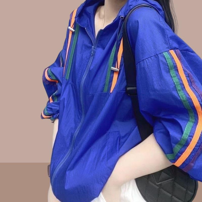 Quick-drying Zip-up Hoodie Thin Sunscreen Coat for Women with Breathable and Anti-UV Design