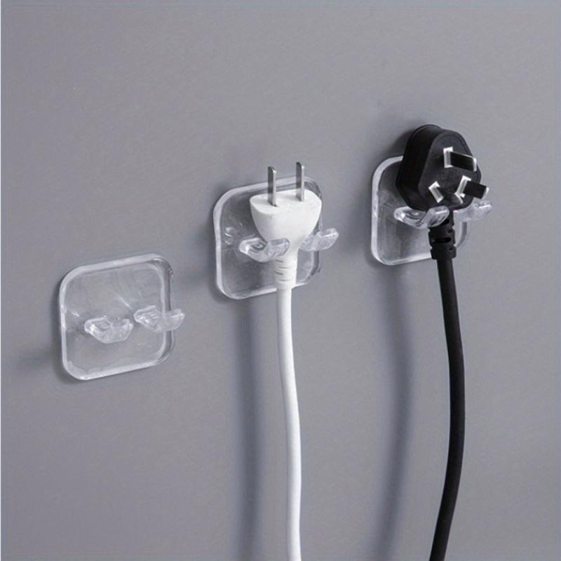 Waterproof Self-Adhesive Razor Hanger - Easy-to-Install Wall Hooks for Razors, Plugs, Bathrobes & Towels - Hypoallergenic