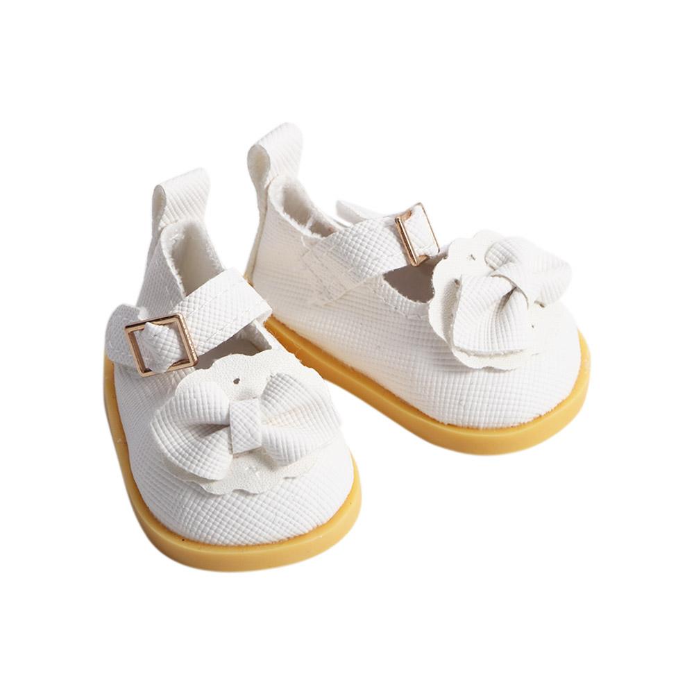 5cm for 14inch Doll PU Leather Bow Doll Boots Dolls Accessories Mini Shoes Dolls Shoes
