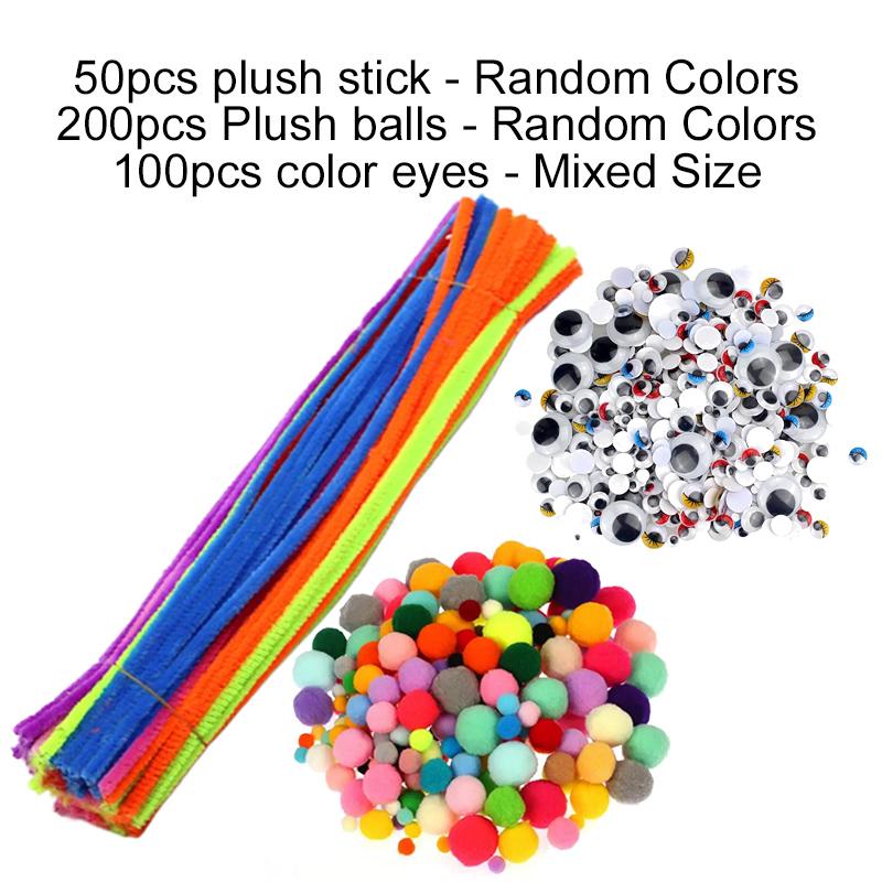 

Сделай сам Аксессуары ручной работы Плюшевый шарик на палочке Мультяшные глаза Аксессуар для украшения одежды Бытовые швейные принадлежности Рукоделие TMZ